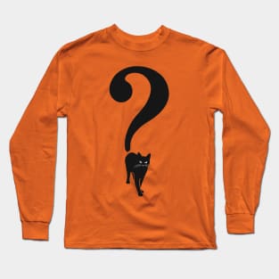 Cat in The Question Long Sleeve T-Shirt